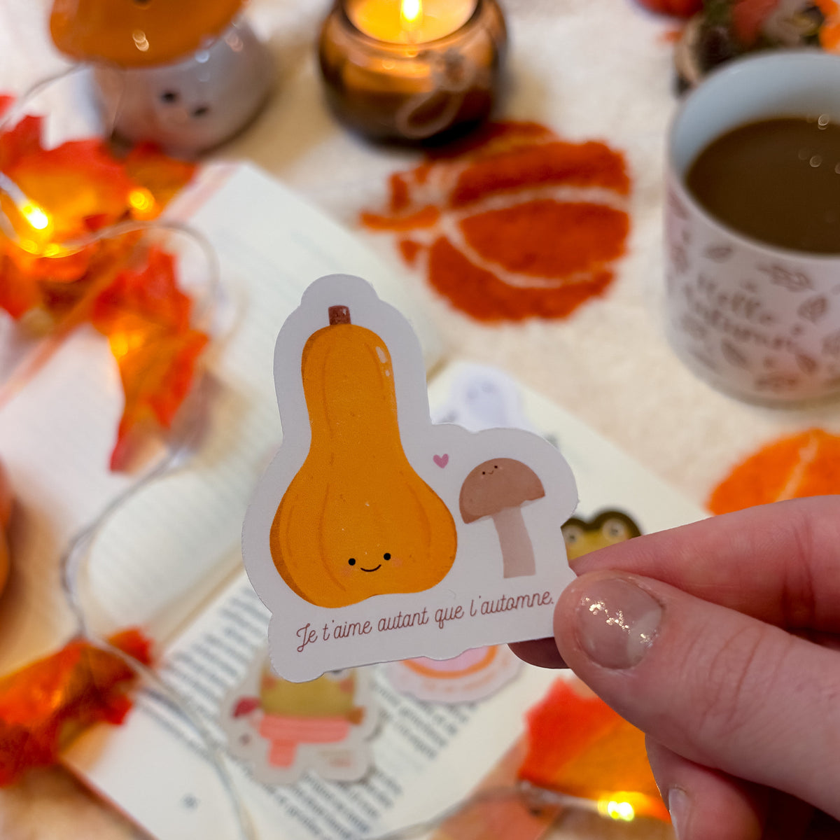 Sticker Butternut & Champignon