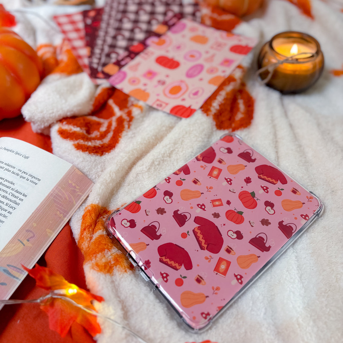 Insert Kindle Cozy Season – Fond rose