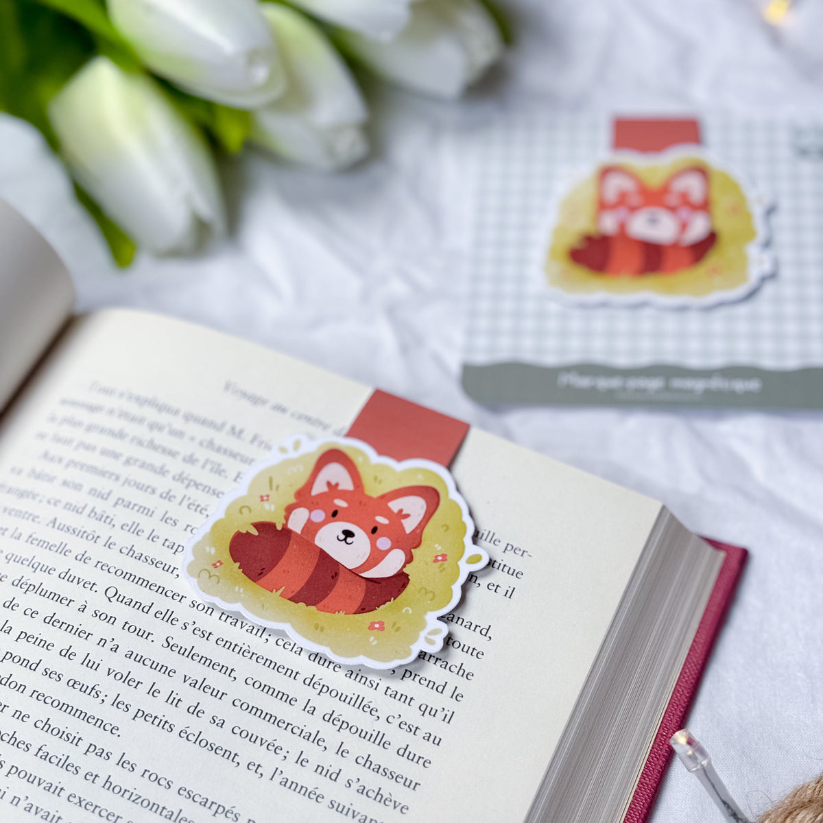 Marque-page magnétique « Red Panda »
