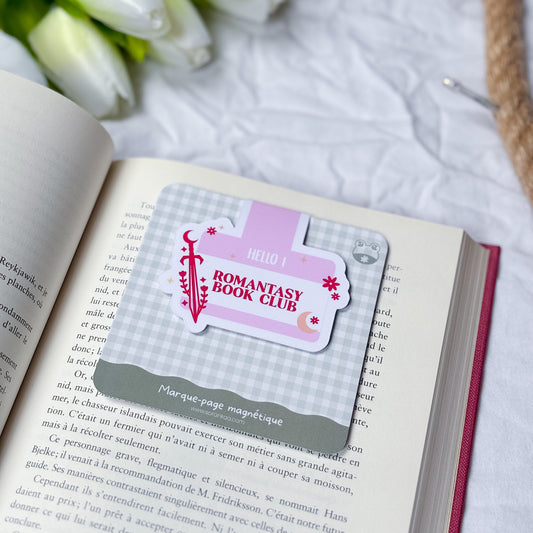 Marque-page magnétique « Romantasy Book Club »