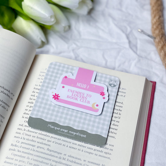 Marque-page magnétique « Enemies to Lovers Book Club »