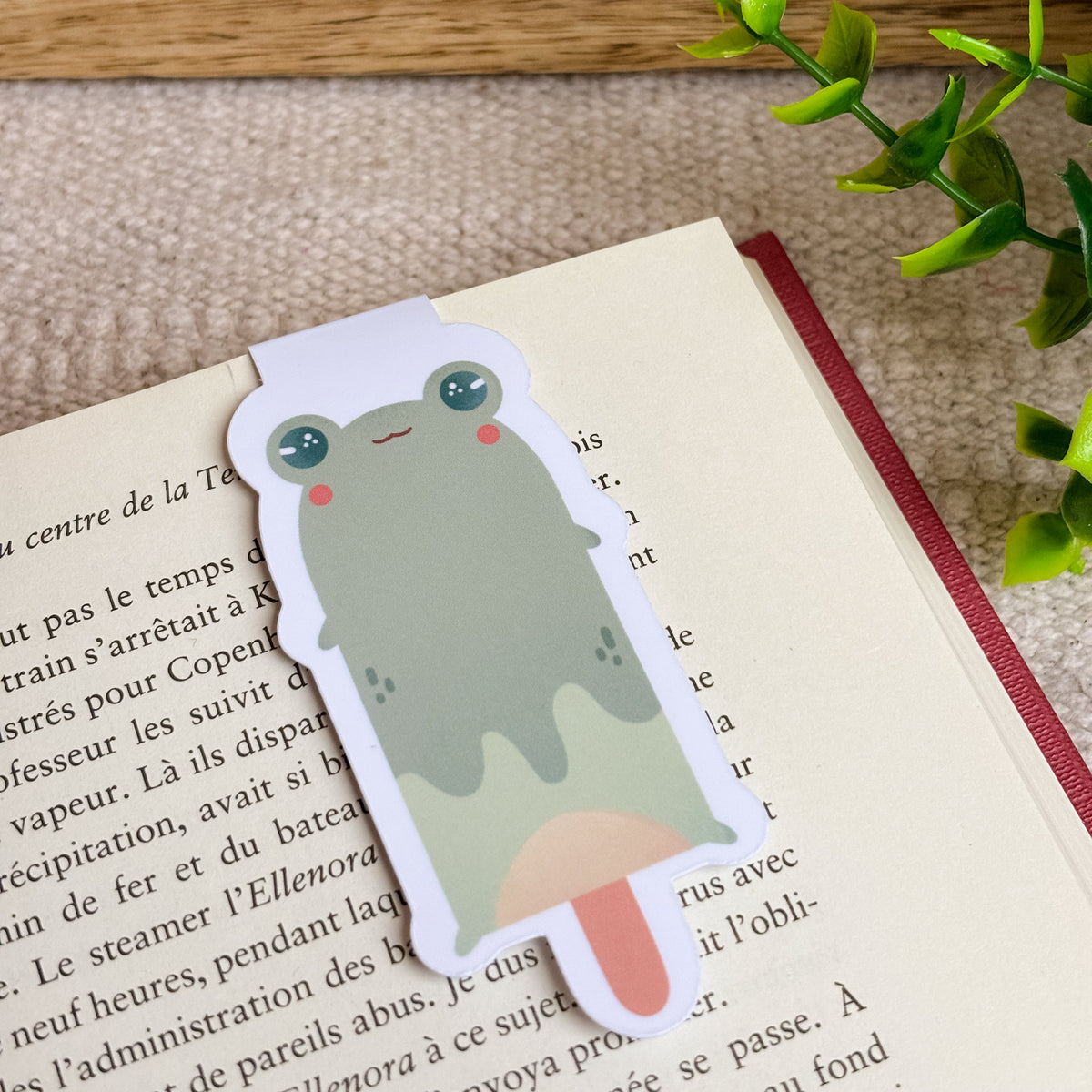 Marque-page magnétique « Frogcream »