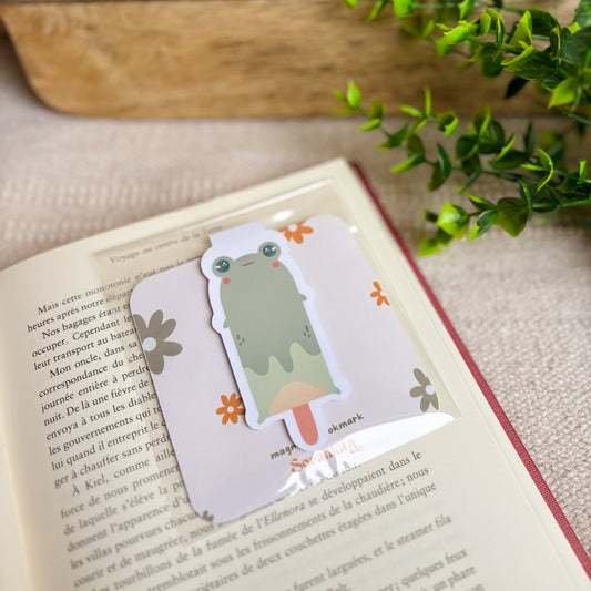 Marque-page magnétique « Frogcream »