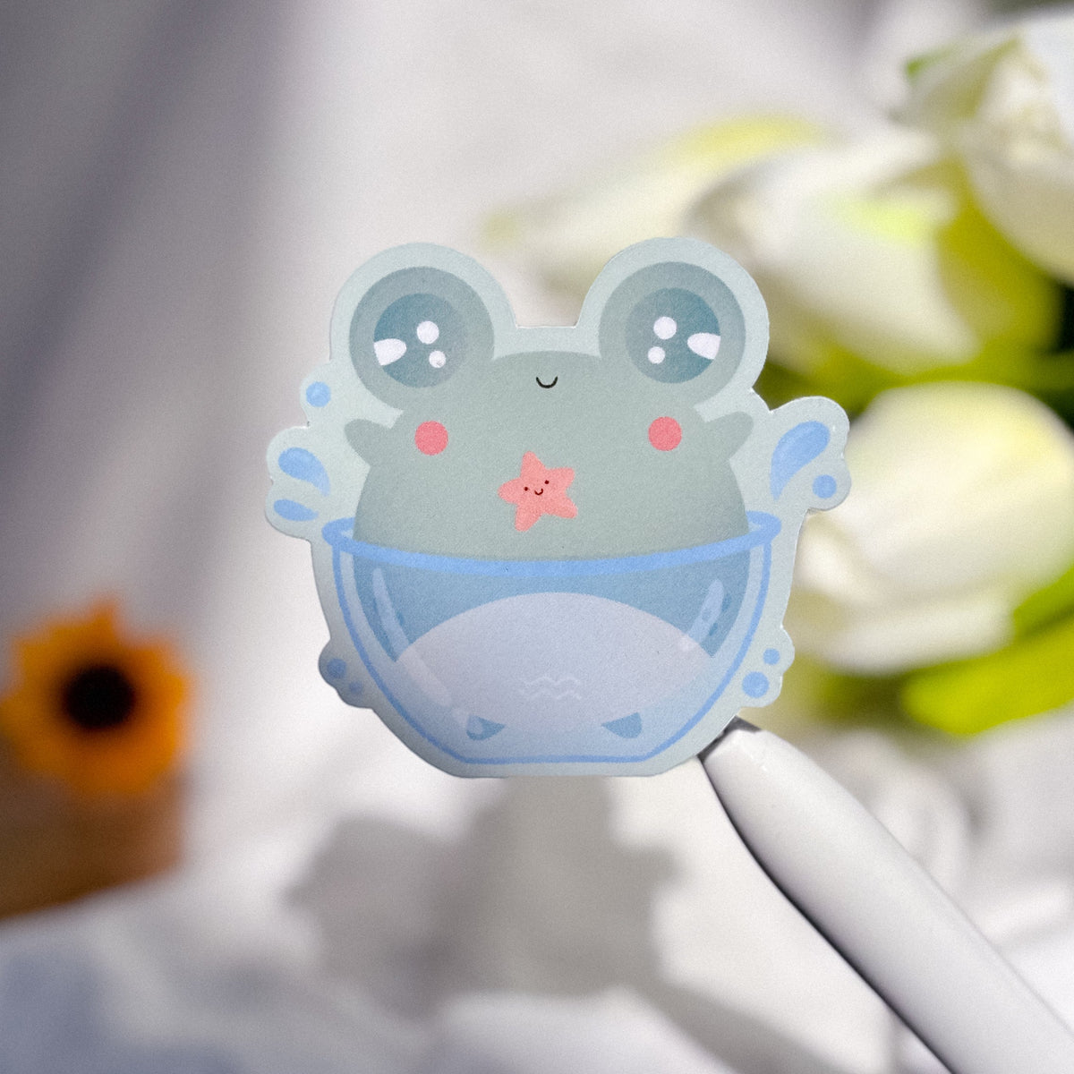 Sticker « Froggy Verseau »