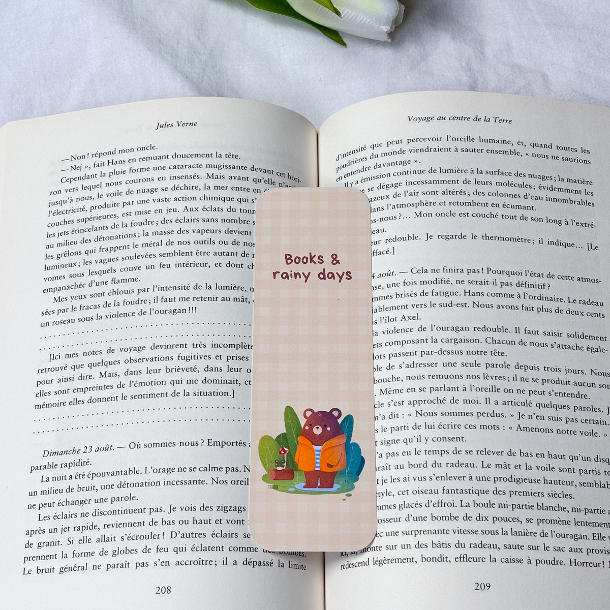 Marque-page « Books & Rainy Days »
