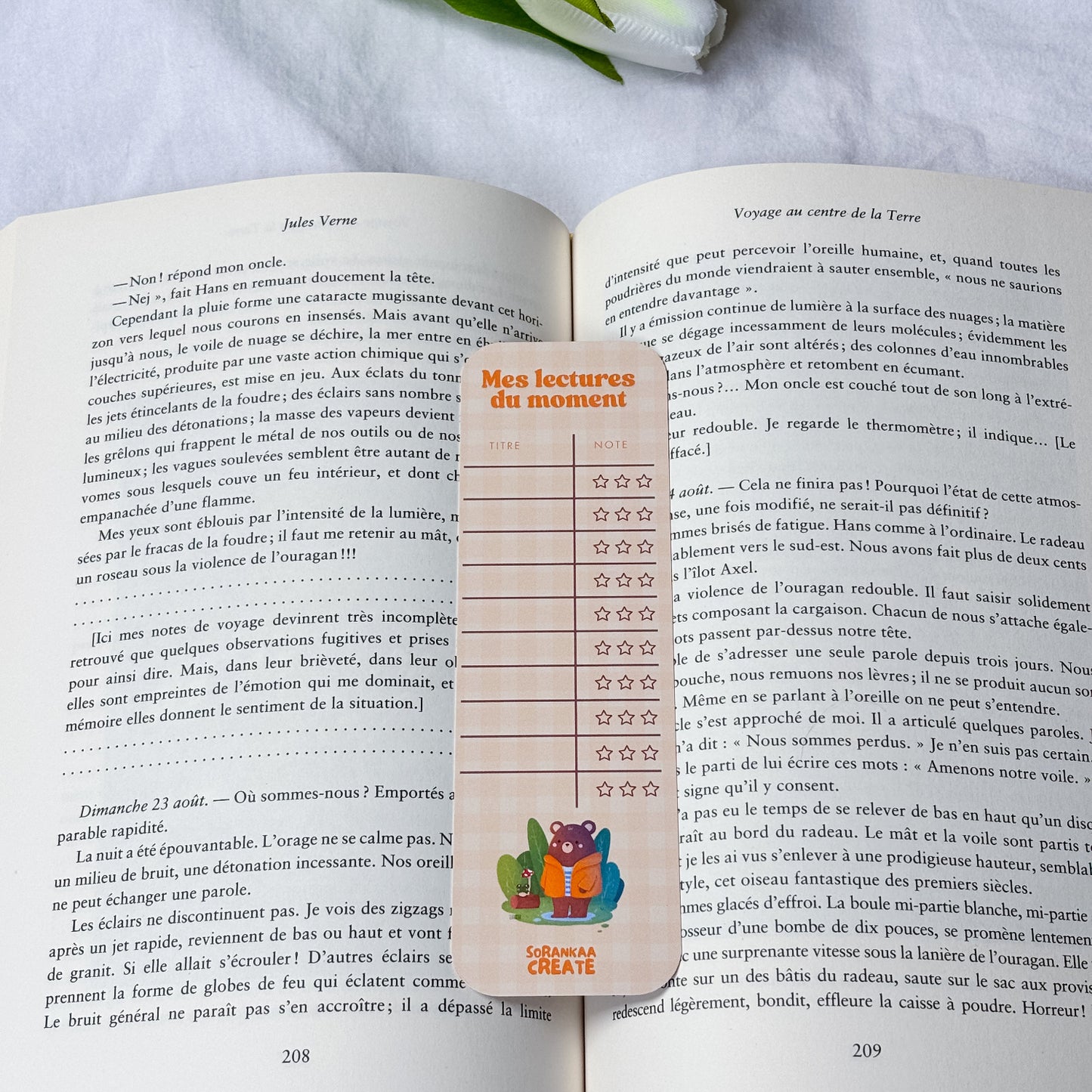 Marque-page « Books & Rainy Days »