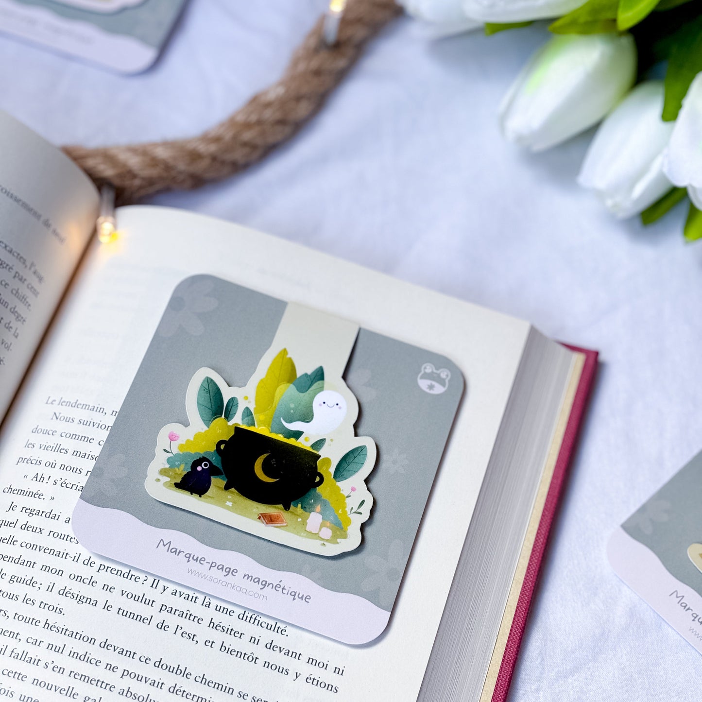 Marque-page magnétique « Witches Garden »