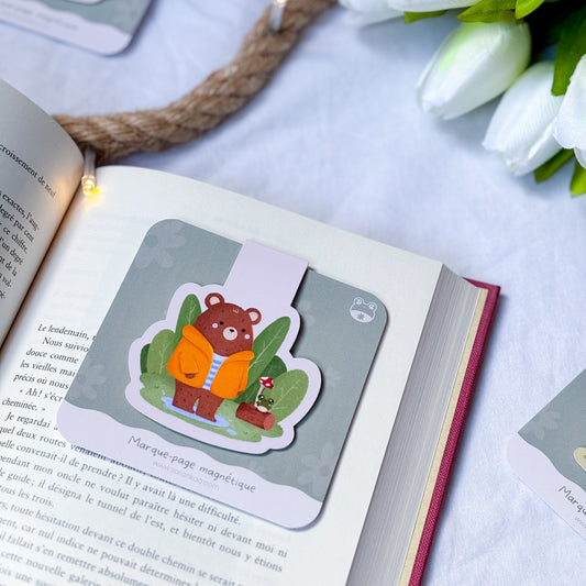 Marque-page magnétique « Rainy Garden »