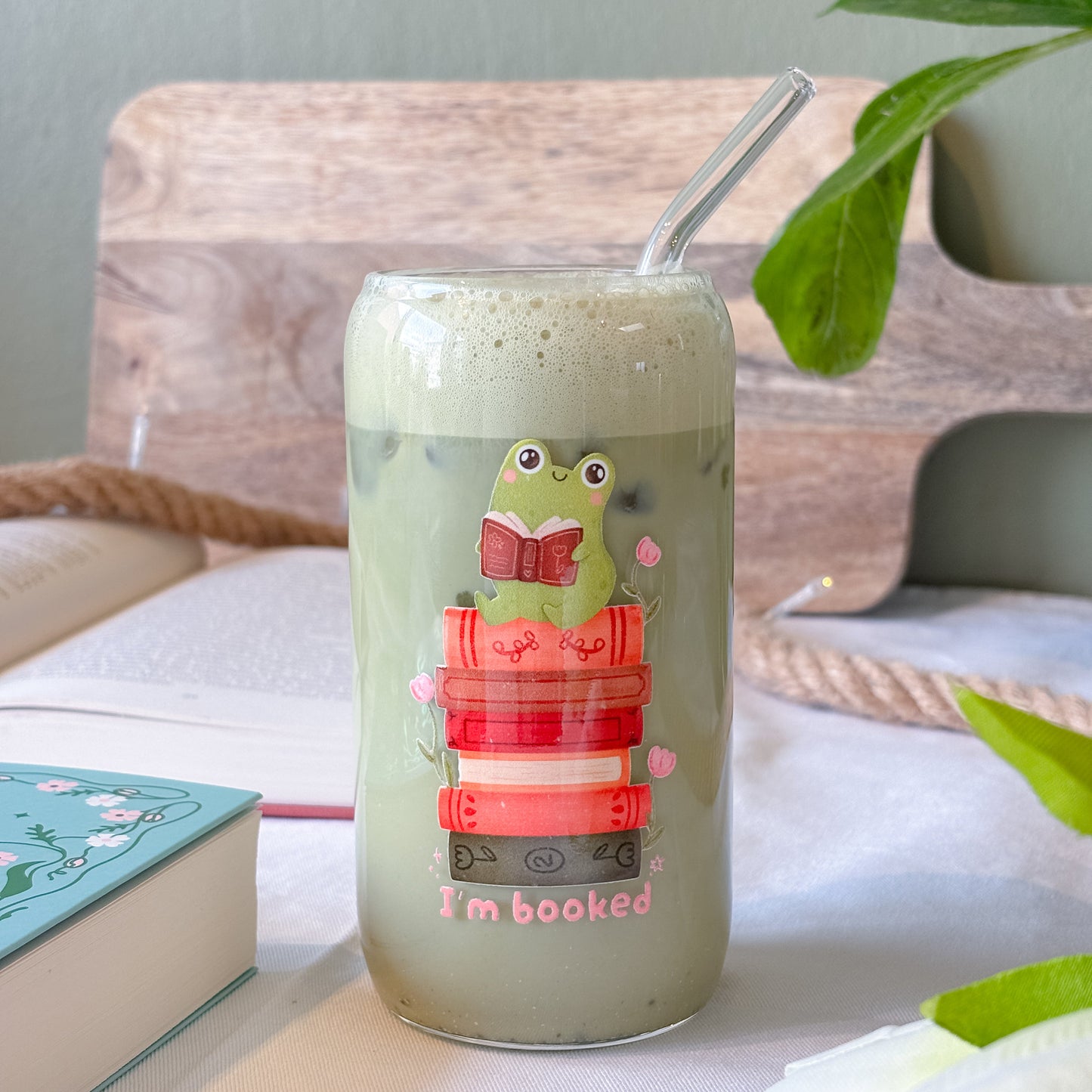 I’m booked — Gobelet en verre