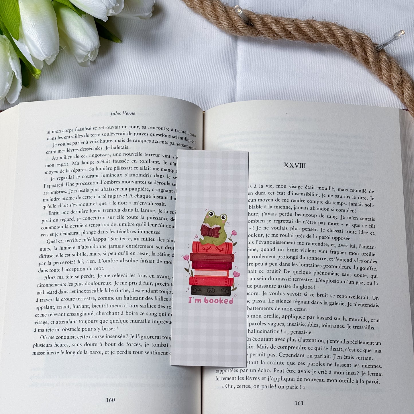 Marque-page « I’m booked » - verso neutre