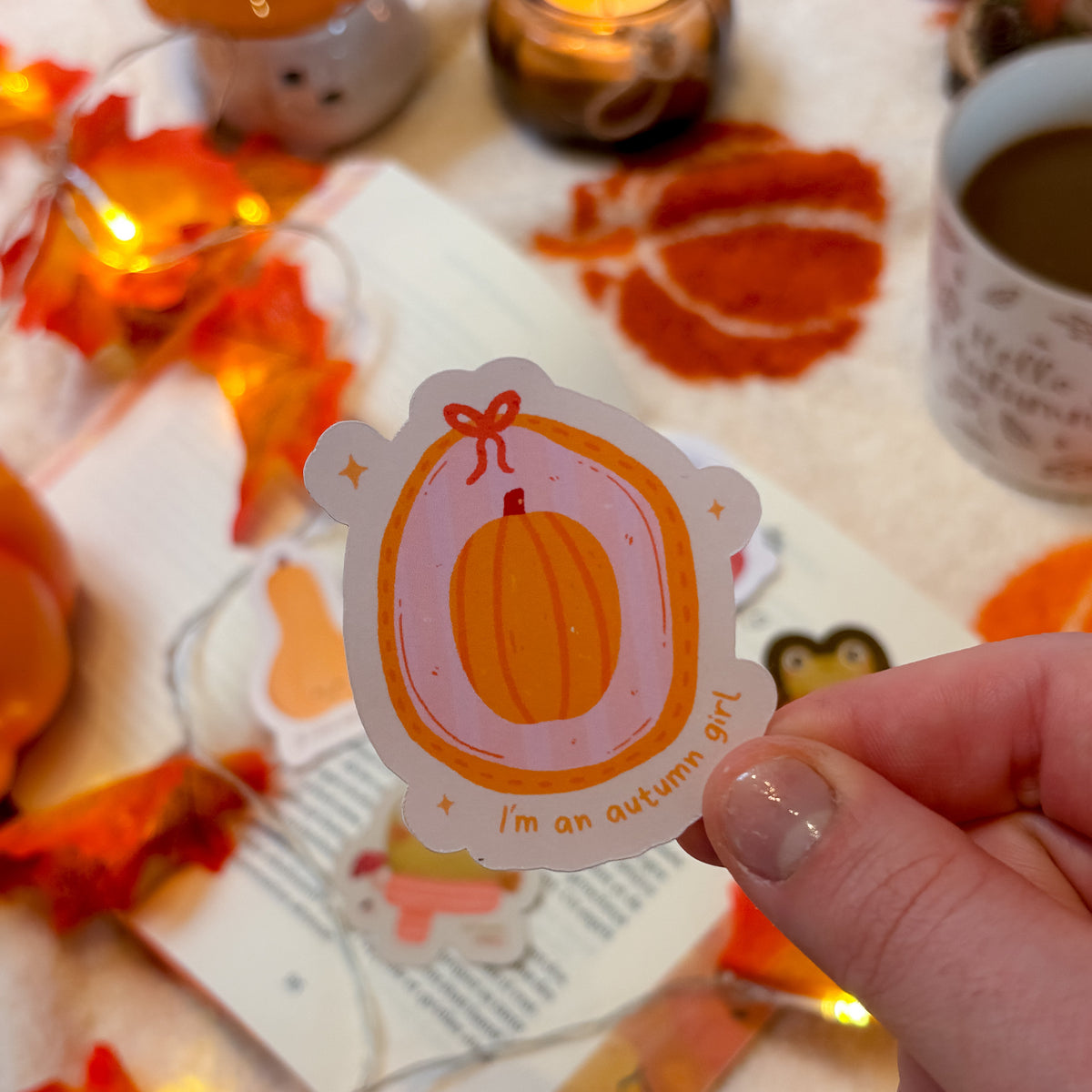 Sticker « I'm an Autumn Girl »