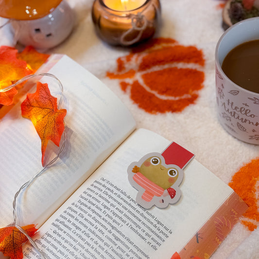 Marque-page magnétique Froggy Autumn Vibes