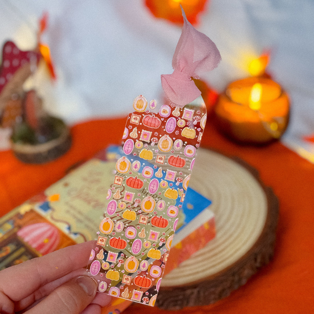 Marque-page en plexi – Douceur d’automne