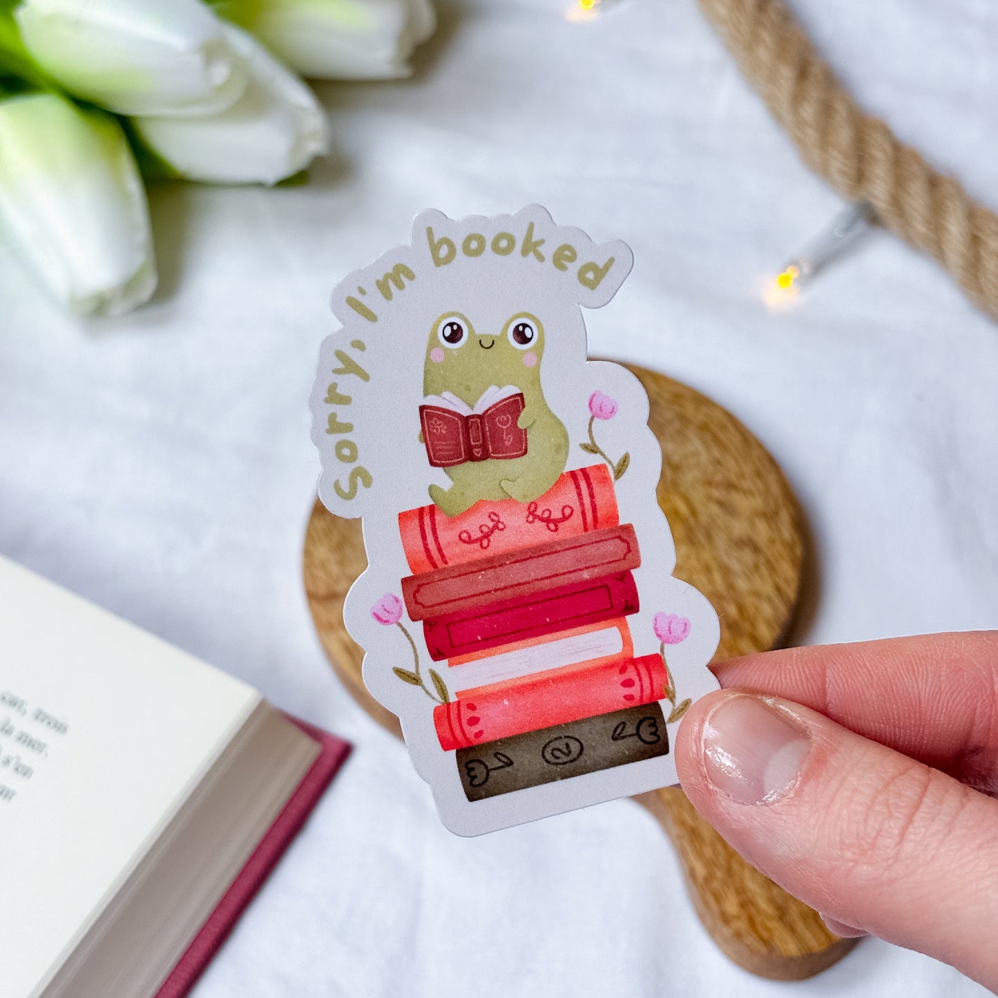 Sticker « Froggy Booked »