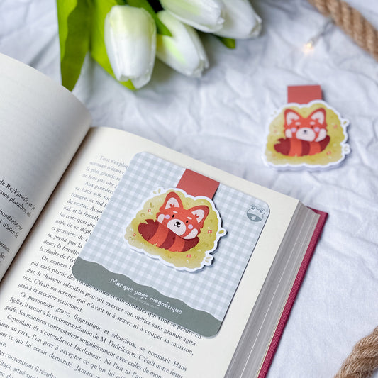 Marque-page magnétique « Red Panda »