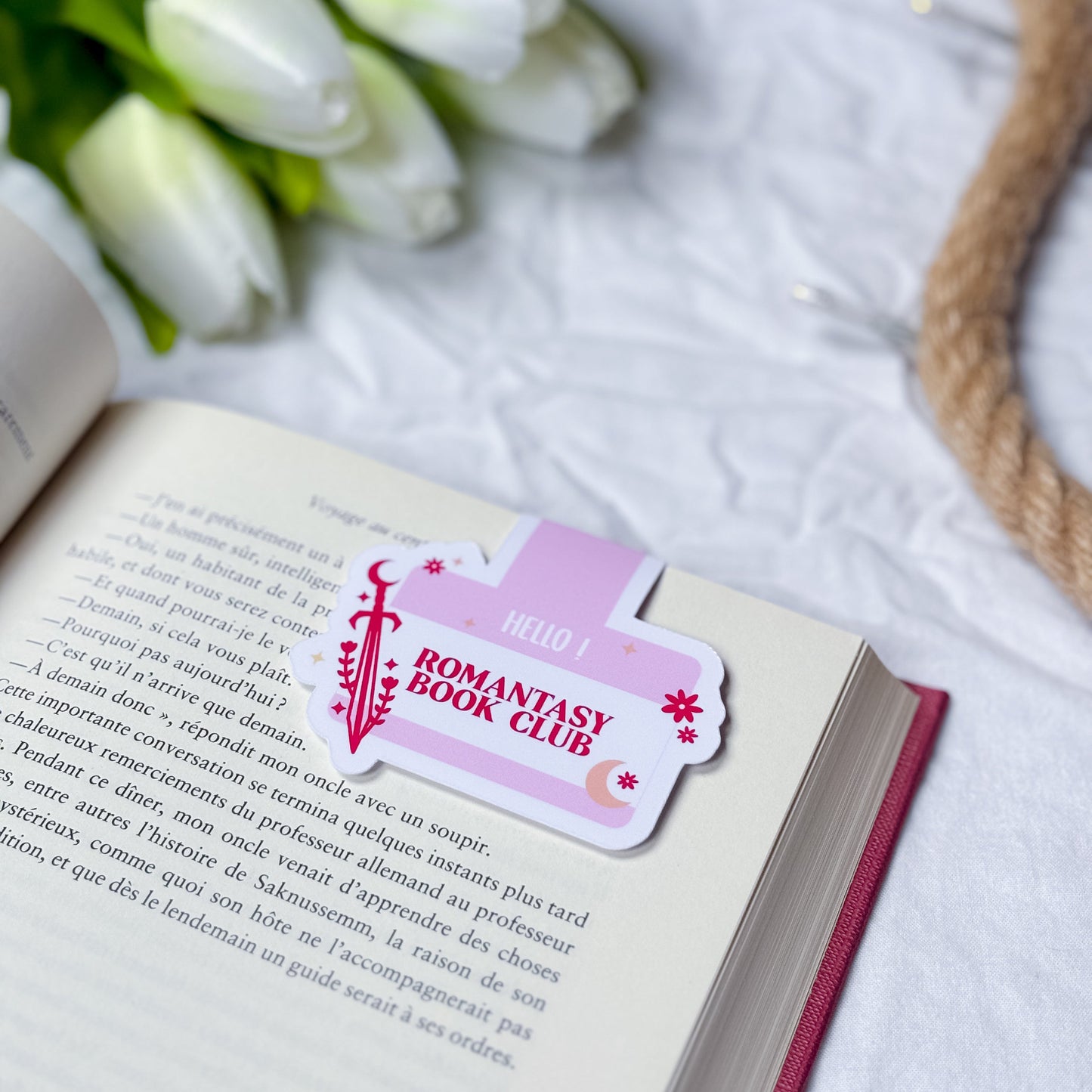 Marque-page magnétique « Romantasy Book Club »