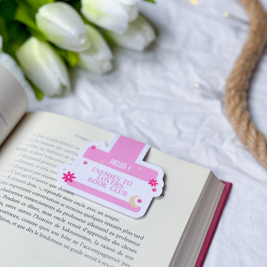 Marque-page magnétique « Enemies to Lovers Book Club »