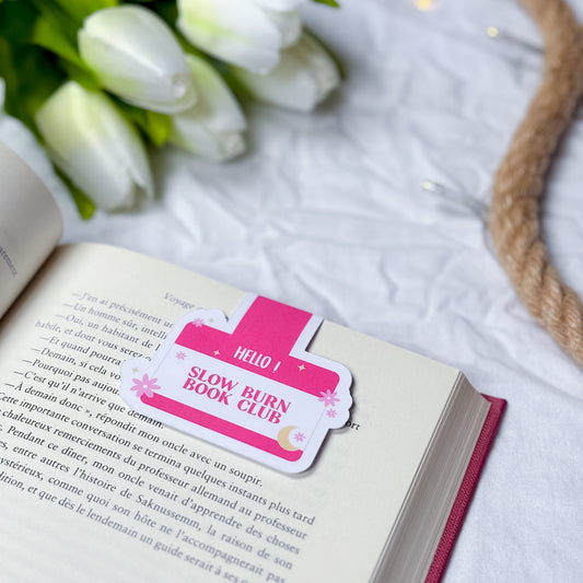 Marque-page magnétique « Slow Burn Book Club »