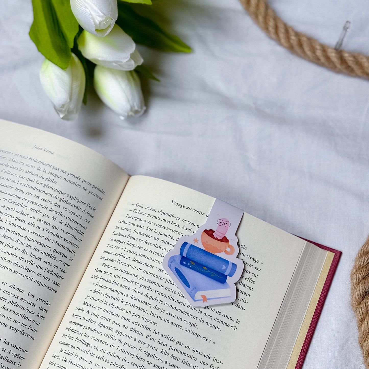 Marque-page magnétique « Certified Cozy Reader »