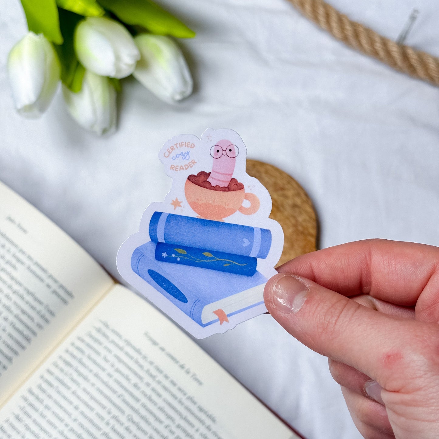 Sticker - Certified Cozy Reader