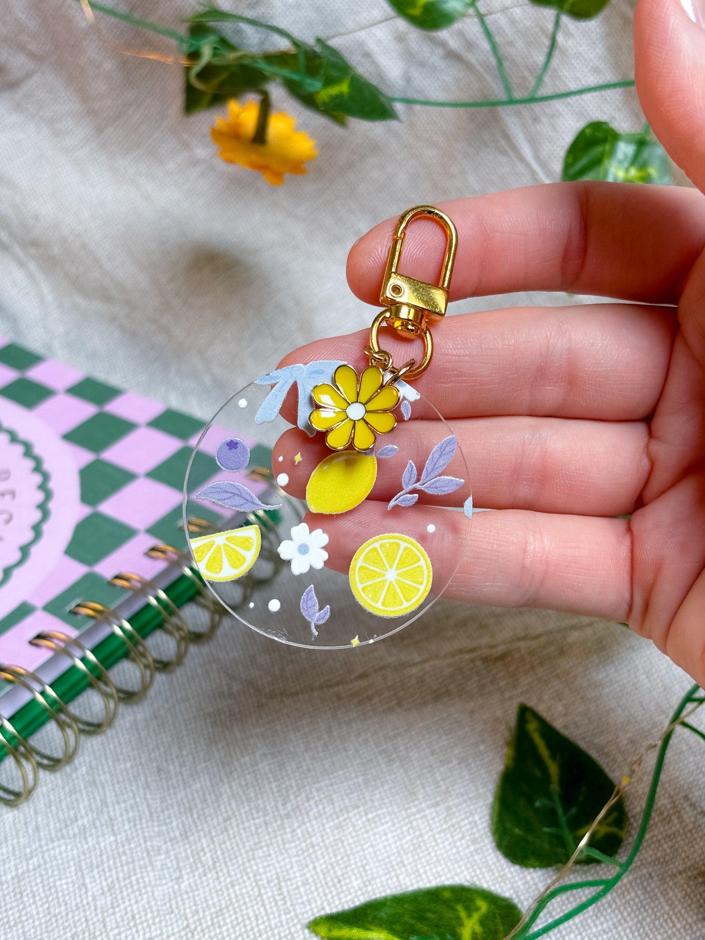 🍋 Porte-clé Citrons