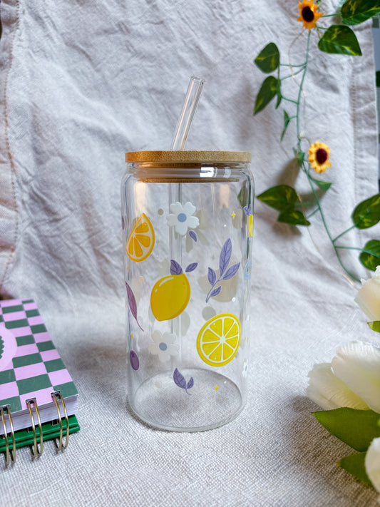 Été & Citrons — Gobelet en verre