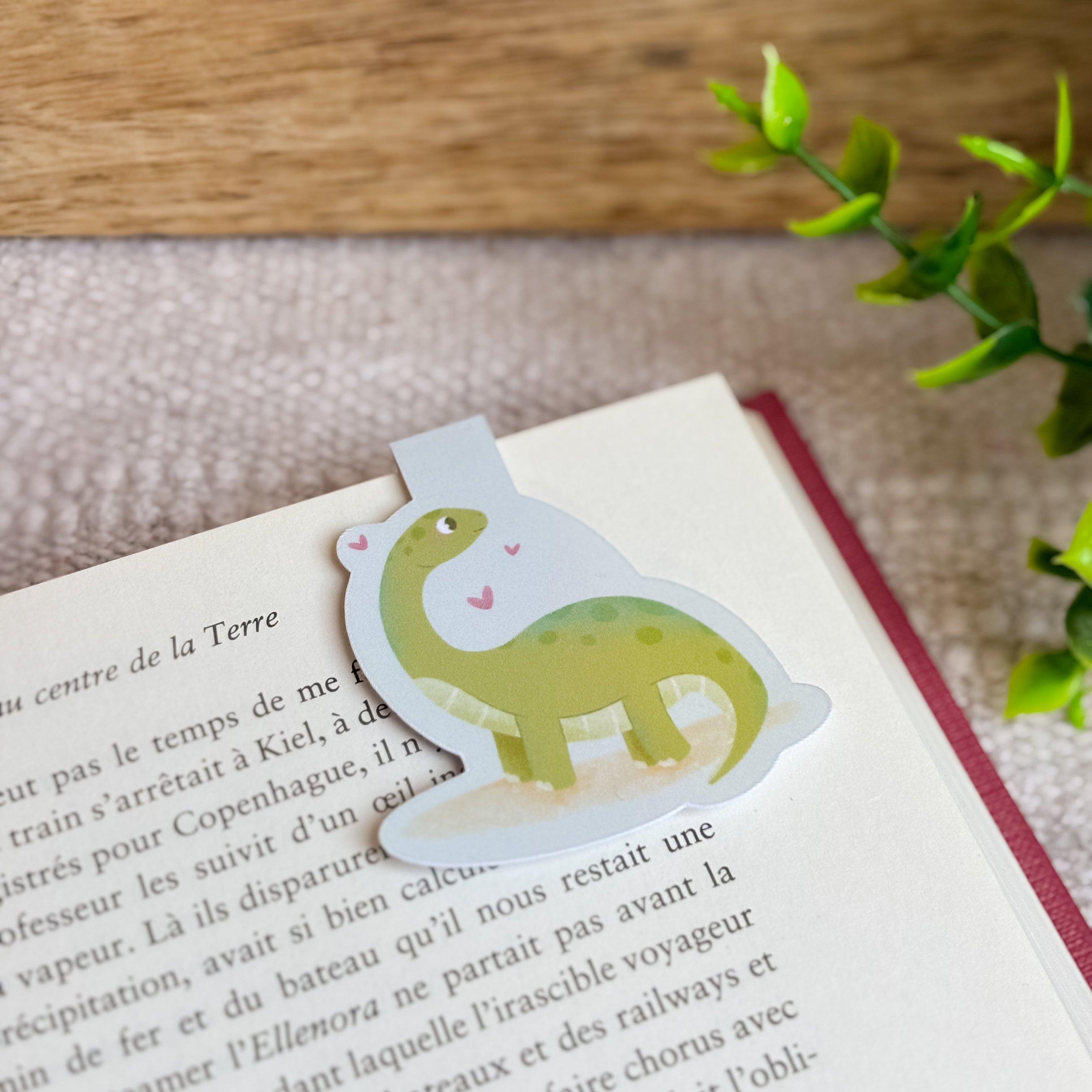 Marque-page magnétique « Dinosaure »