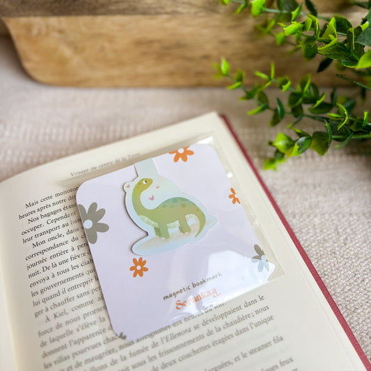 Marque-page magnétique « Dinosaure »