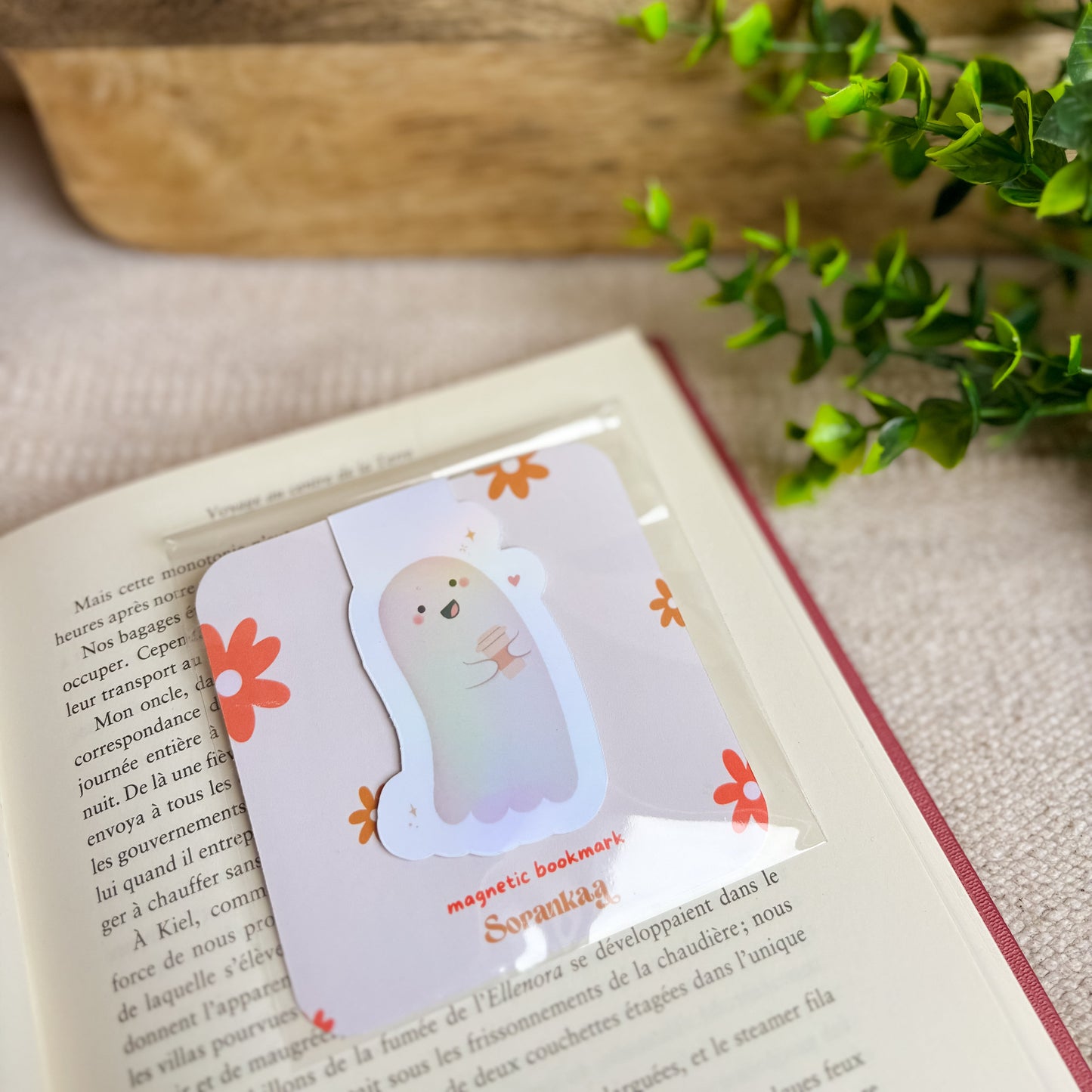 Marque-page magnétique « Fantôme »