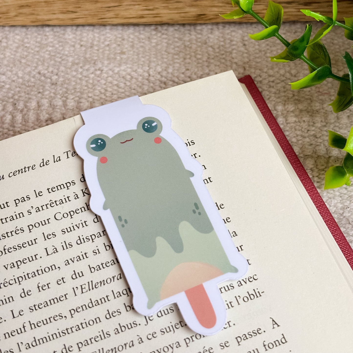 Marque-page magnétique « Frogcream »