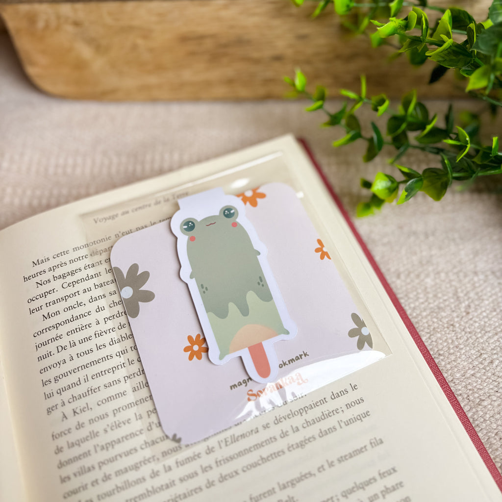 Marque-page magnétique « Frogcream »