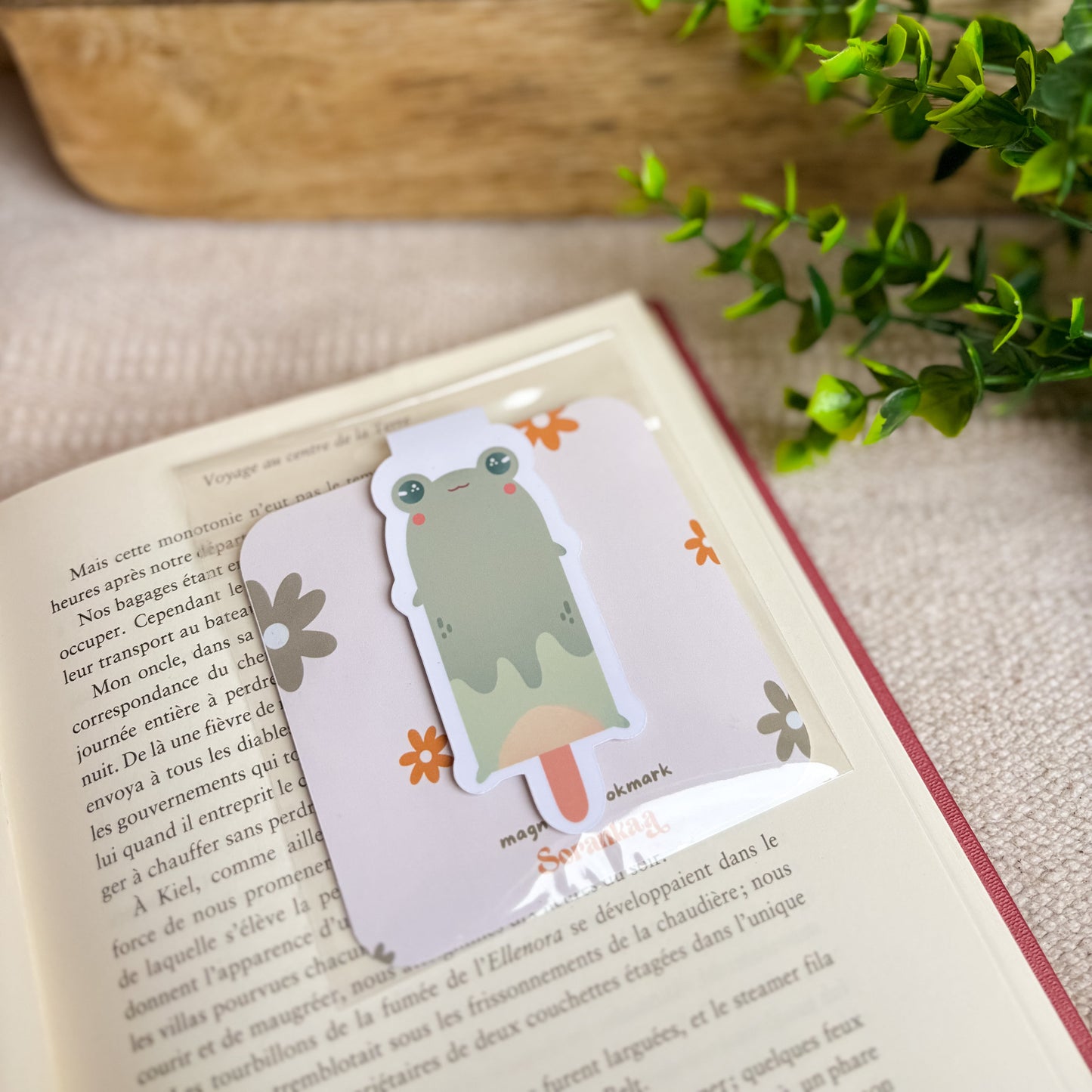 Marque-page magnétique « Frogcream »