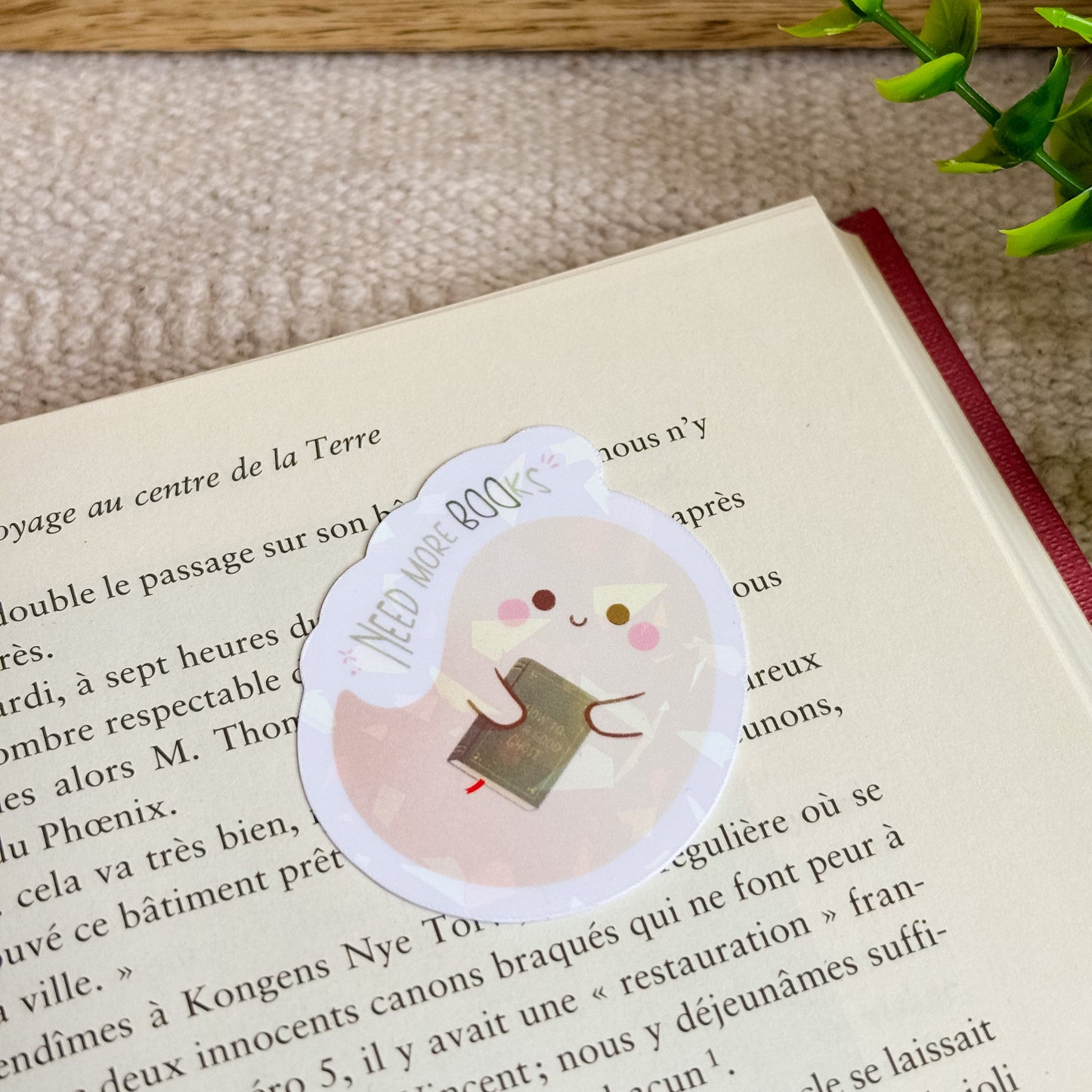 Sticker « Fantôme & son livre »