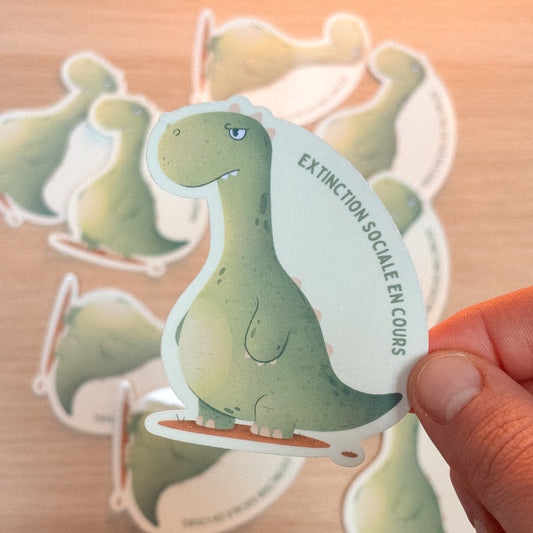 Sticker « Extinction sociale »