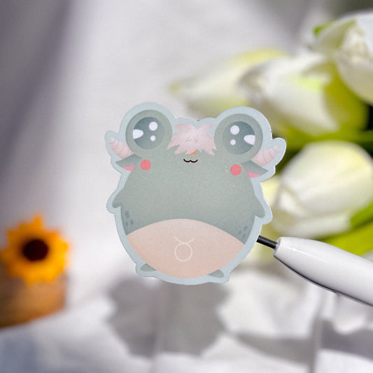 Sticker « Froggy Taureau »