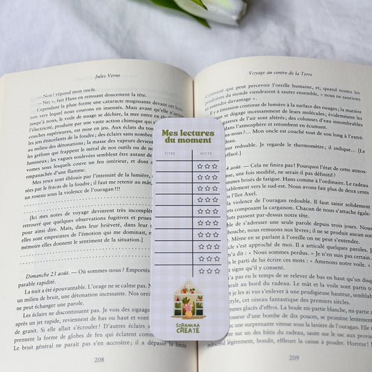Marque-page « Books & Plants »