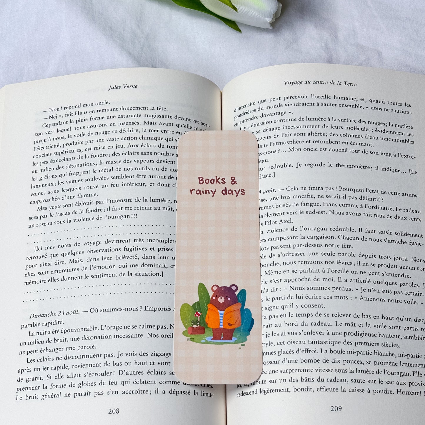 Marque-page « Books & Rainy Days »
