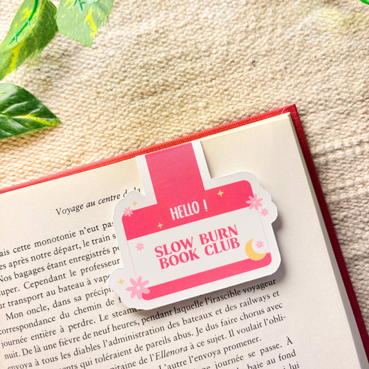 Marque-page magnétique « Slow Burn Book Club »