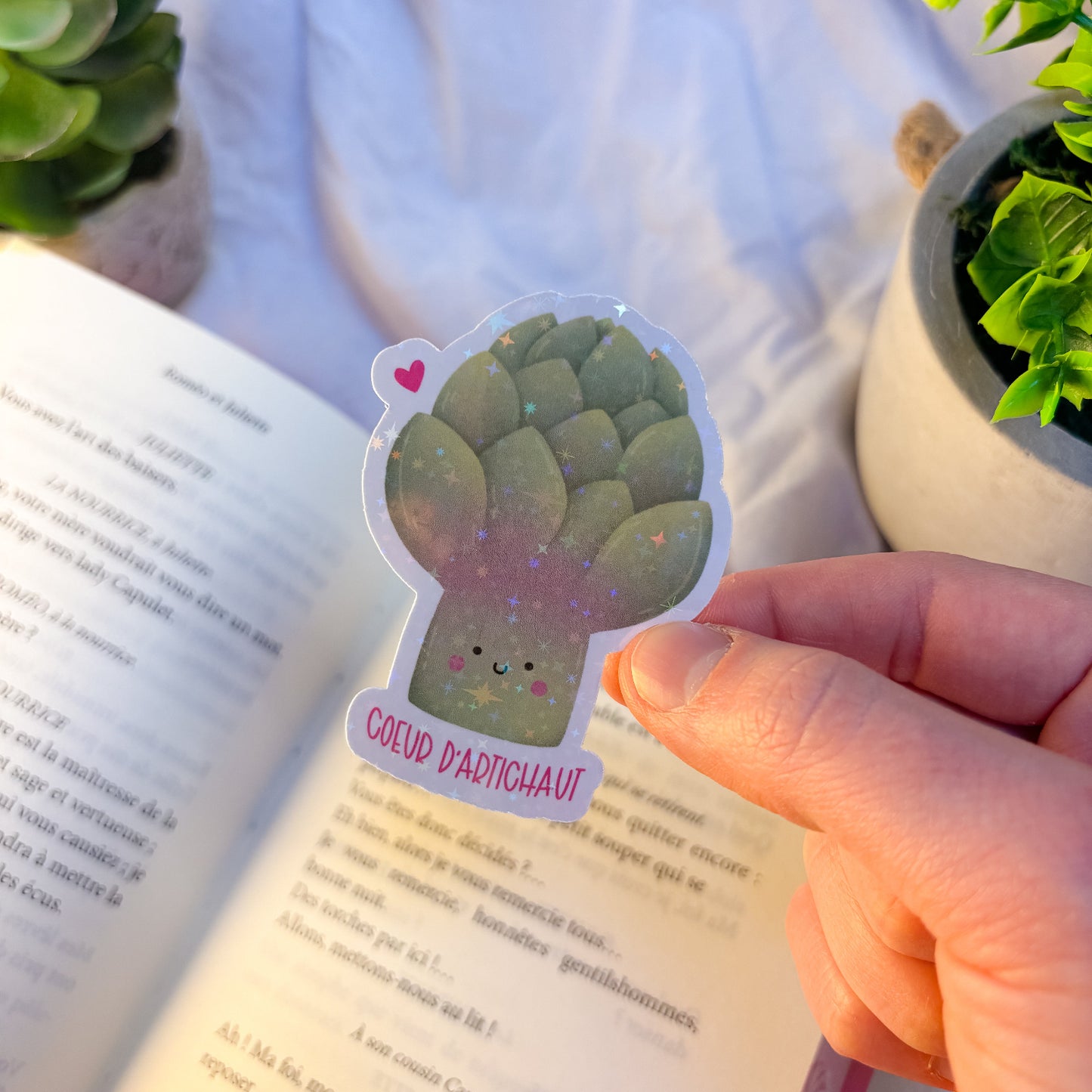 Sticker « cœur d'artichaut »