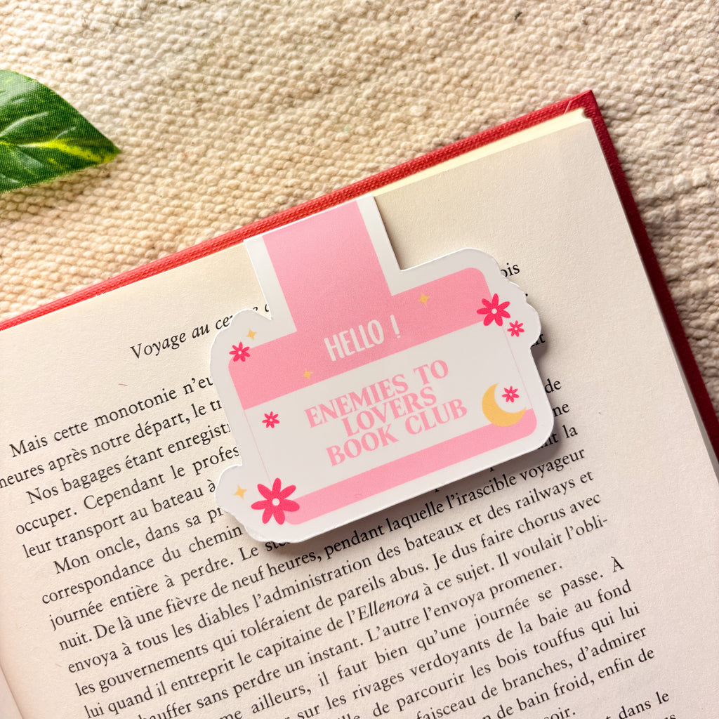 Marque-page magnétique « Enemies to Lovers Book Club »