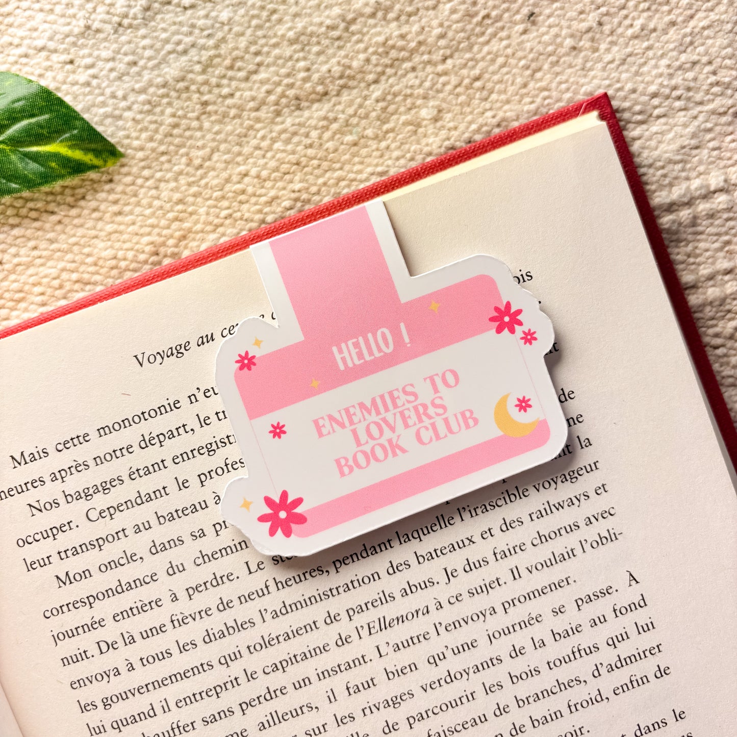 Marque-page magnétique « Enemies to Lovers Book Club »