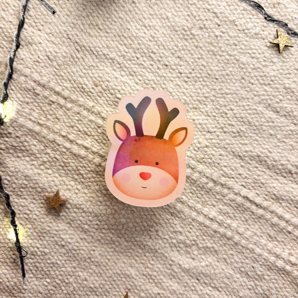 Sticker « Renne de Noël »